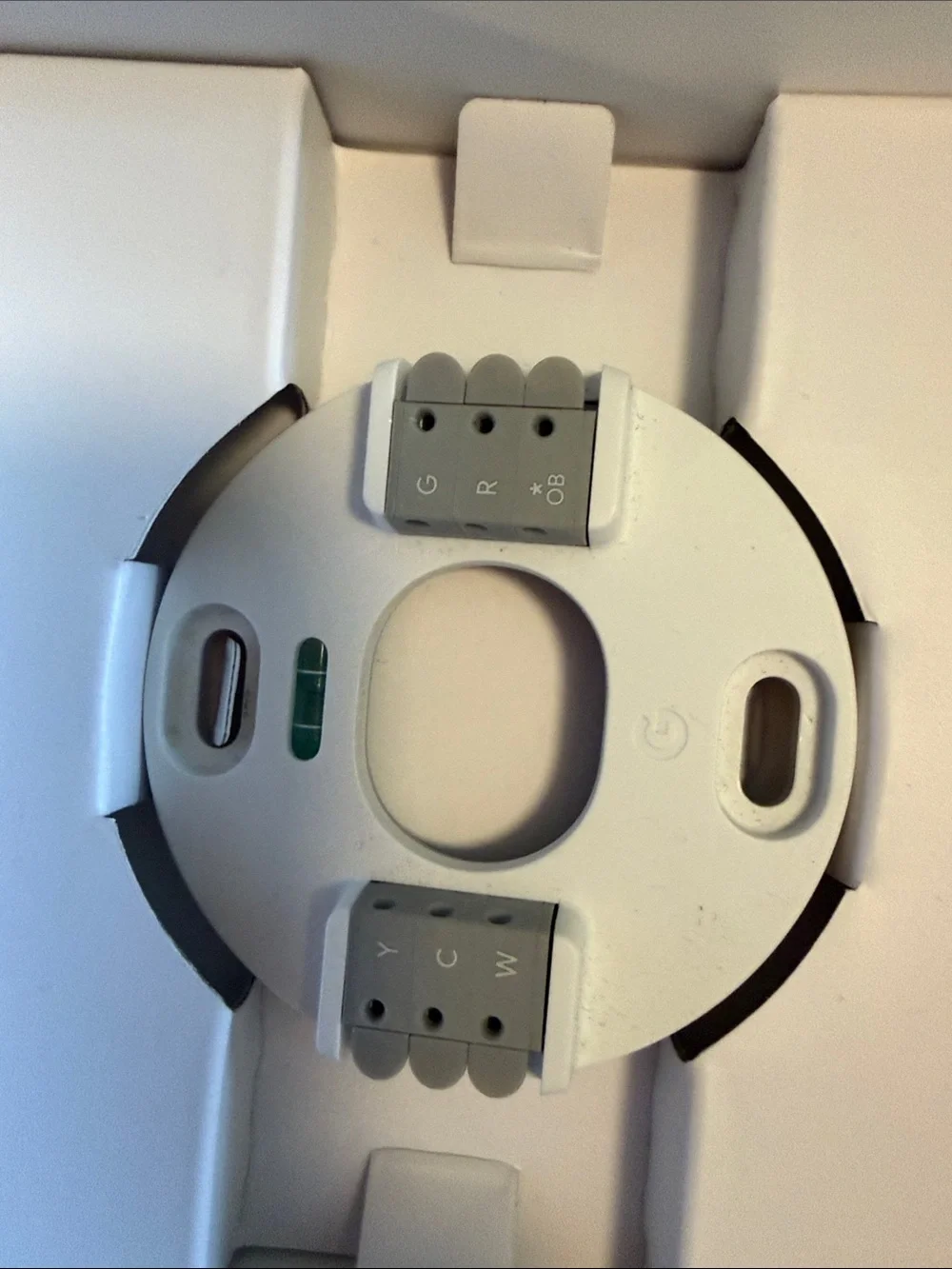 Google Nest Thermostat - White and Silver Accent